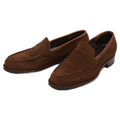 三陽山長 サンヨウヤマチョウ 07408 JUYA 柔弥 R2021CF スエード コインローファー/ シューズ 6 1/2