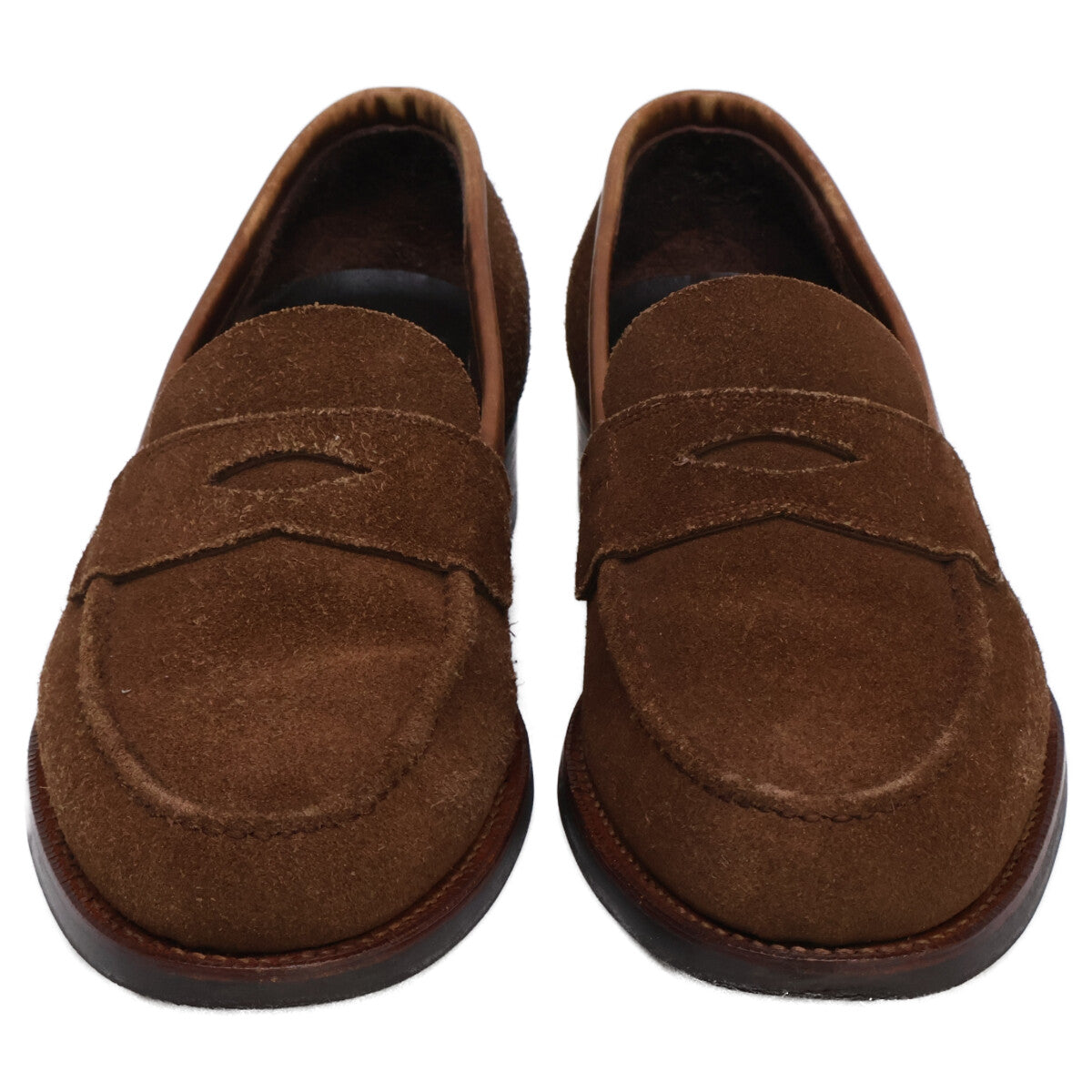 三陽山長 サンヨウヤマチョウ 07408 JUYA 柔弥 R2021CF スエード コインローファー/ シューズ 6 1/2