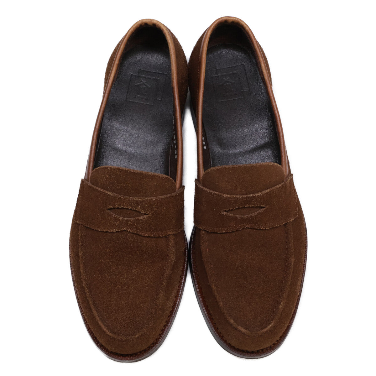 三陽山長 サンヨウヤマチョウ 07408 JUYA 柔弥 R2021CF スエード コインローファー/ シューズ 6 1/2