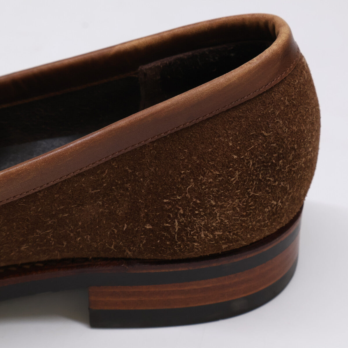 三陽山長 サンヨウヤマチョウ 07408 JUYA 柔弥 R2021CF スエード コインローファー/ シューズ 6 1/2