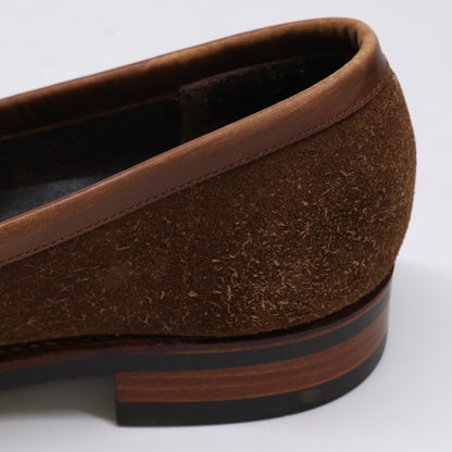 三陽山長 サンヨウヤマチョウ 07408 JUYA 柔弥 R2021CF スエード コインローファー/ シューズ 6 1/2