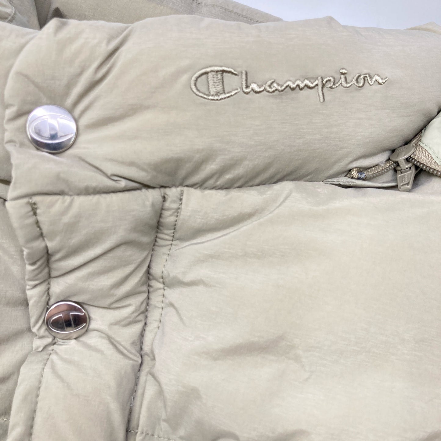 Champion チャンピオン C8-S609 ｸﾞﾘｰﾝ ﾌｧｰ ﾀﾞｳﾝ ﾌｰﾄﾞｼﾞｬｹｯﾄ ジャケット L