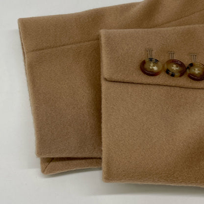 BURBERRY バーバリー 8091130 ﾍﾞｰｼﾞｭ ｳｰﾙ×ｶｼﾐﾔ ﾃｰﾗｰﾄﾞｺｰﾄ コート 54