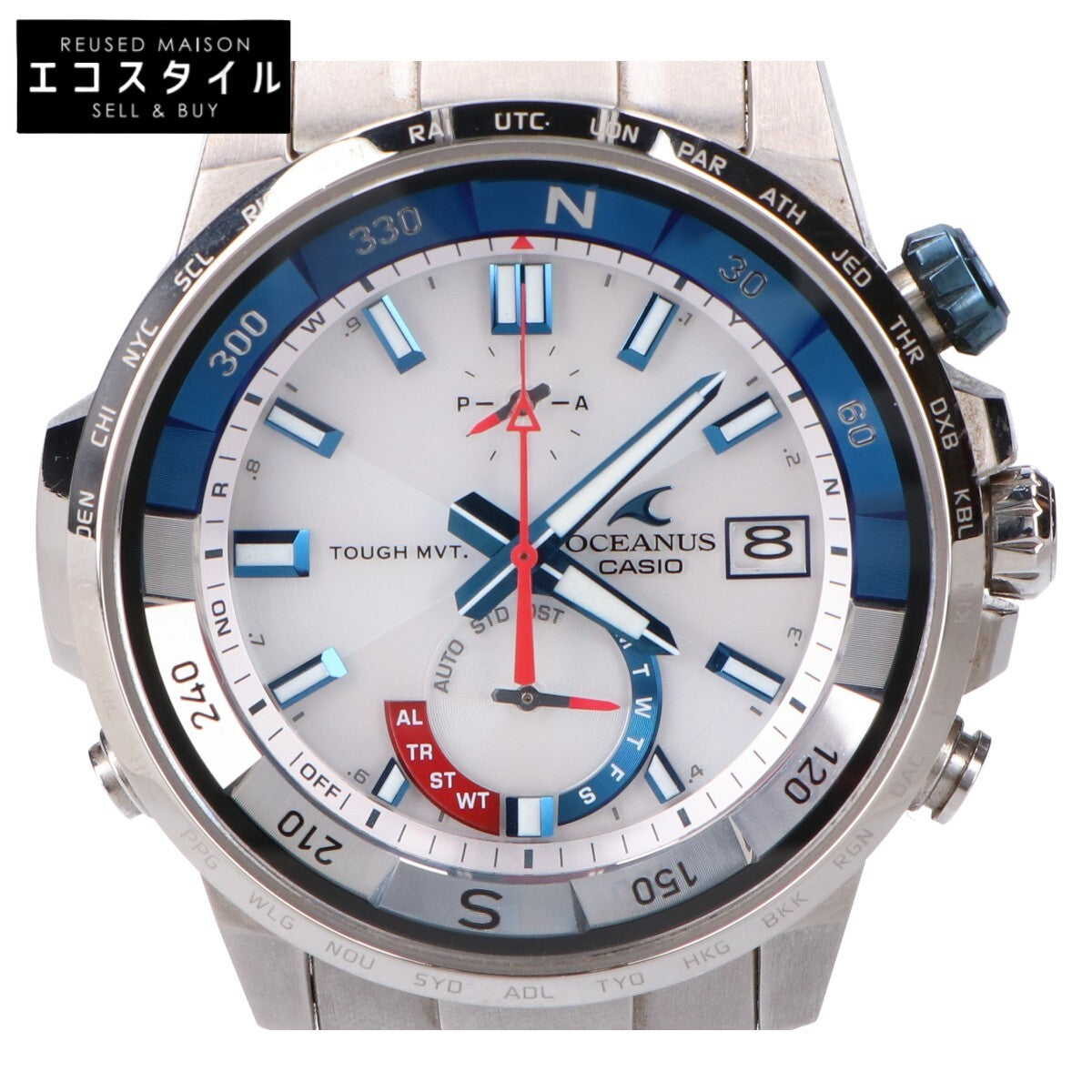 CASIO カシオ OCW-P1000-7A OCEANUS CACHALOT オシアナス カシャロ マルチバンド6 タフソーラー電波 腕時計