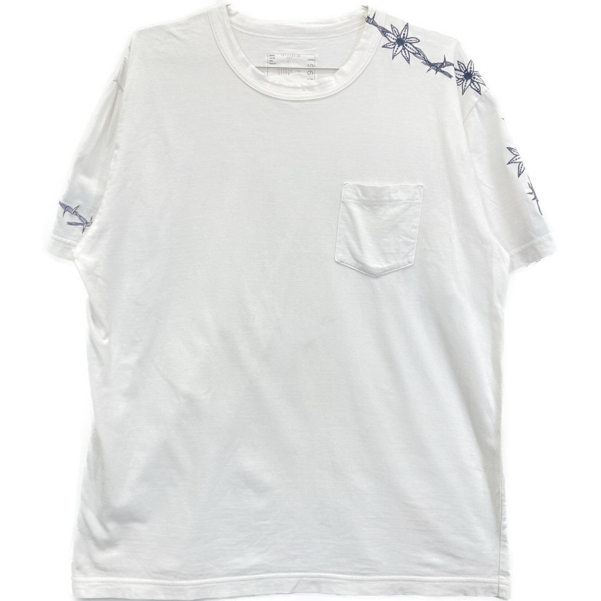 sacai サカイ 19-01961M × Dr.Woo コットン タトゥー刺繍Tシャツ トップス 2