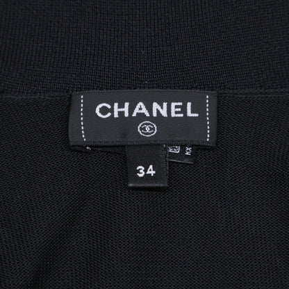CHANEL シャネル 【美品/国内正規/24年製】P78431K11309 シルク100％ ウエストベルト付 セーラーカラー ジャケット 34