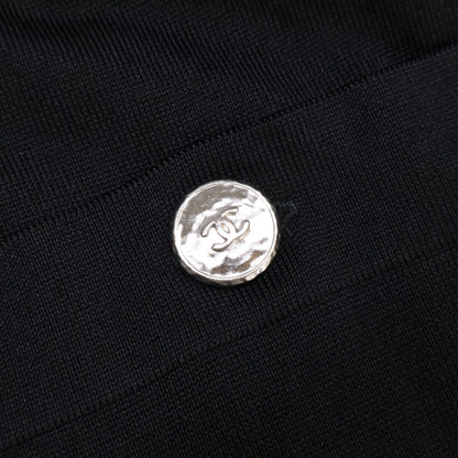 CHANEL シャネル 【美品/国内正規/24年製】P78431K11309 シルク100％ ウエストベルト付 セーラーカラー ジャケット 34