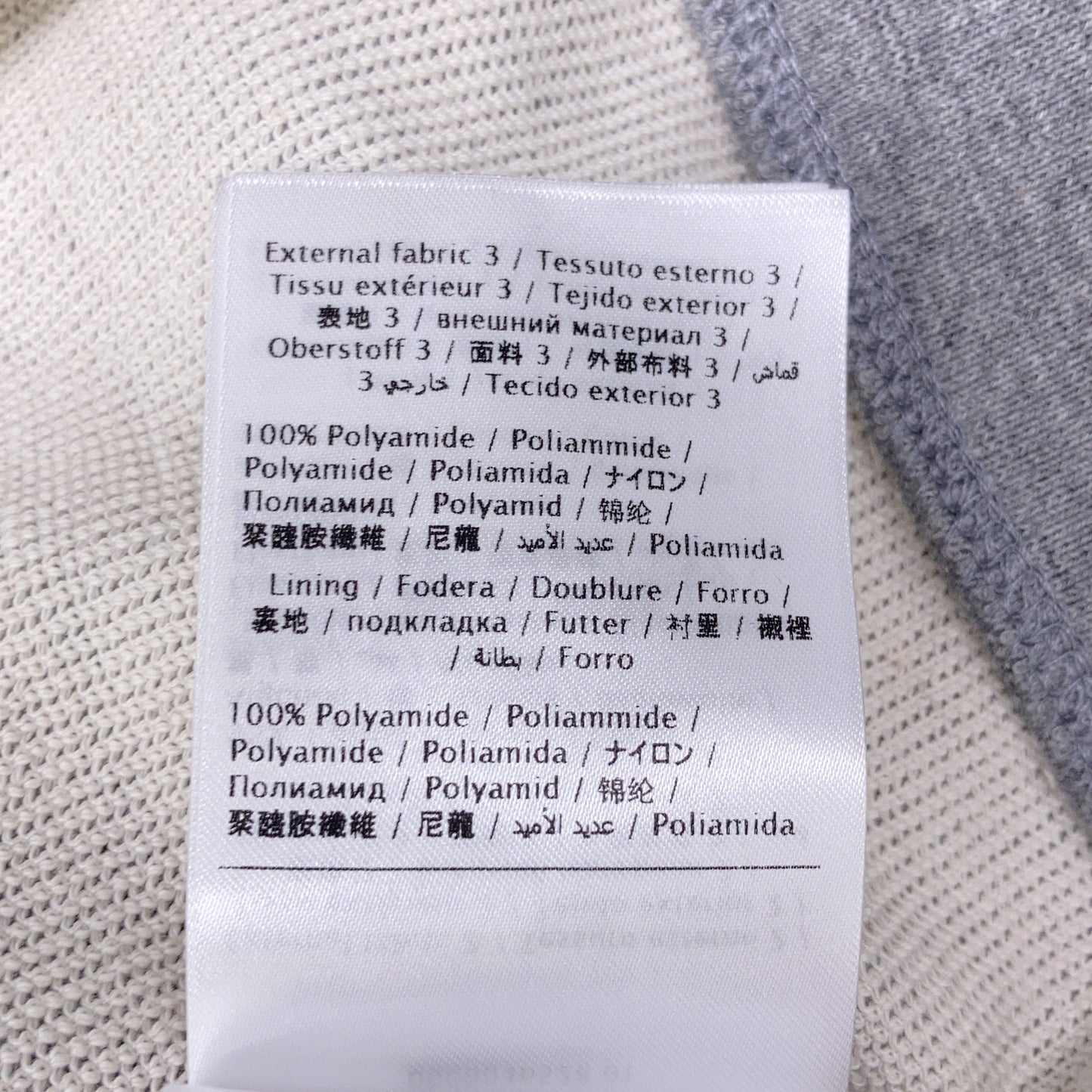 VALENTINO ヴァレンティノ 【Spa】PR3MF04X3JC ｸﾞﾚｰ×ﾌﾞﾗｯｸ ﾚｰｽ ｽｳｪｯﾄ 切り替え ﾄｯﾌﾟｽ トップス S