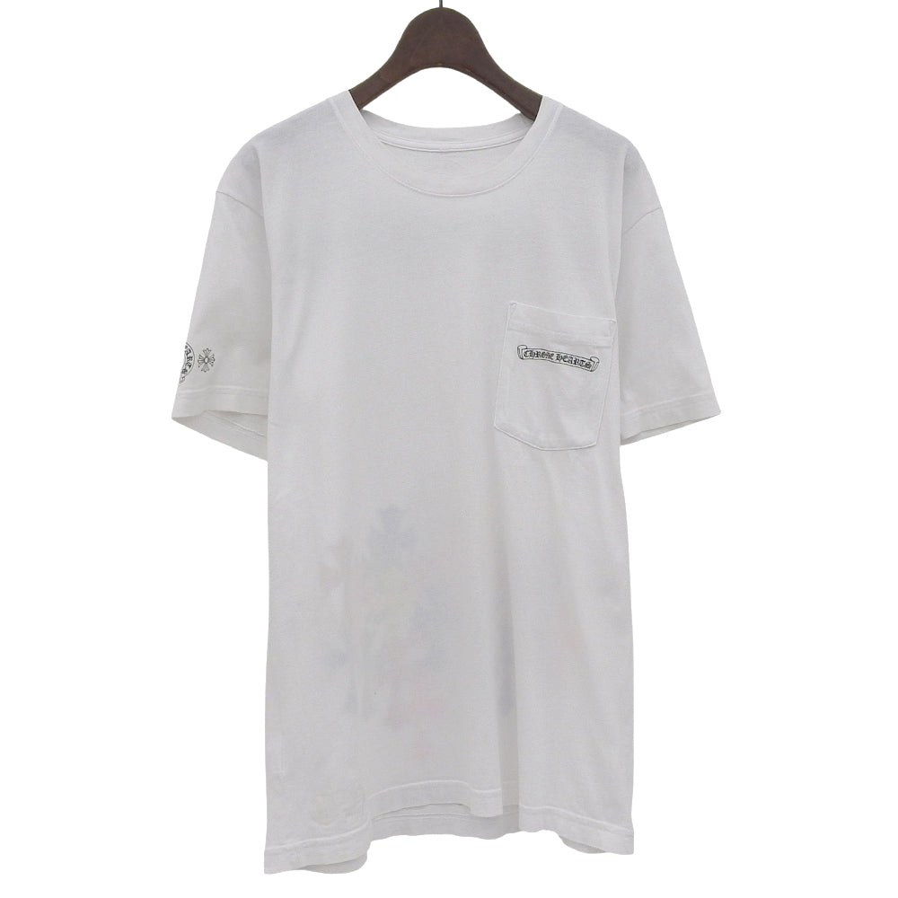 Chrome Hearts クロムハーツ Multi Color Cross Cemetery Tシャツ トップス メンズ ホワイト M トップス M