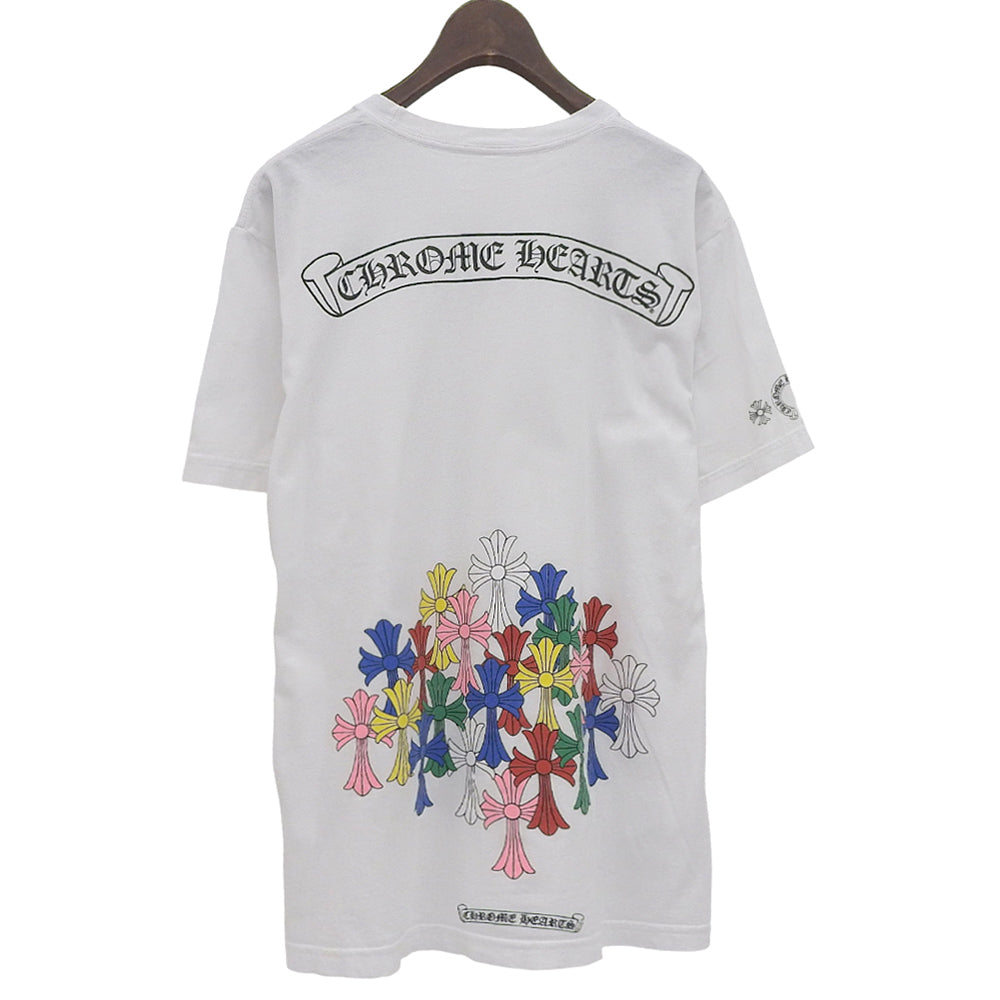 Chrome Hearts クロムハーツ Multi Color Cross Cemetery Tシャツ トップス メンズ ホワイト M トップス M