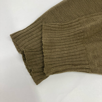 COMMEdesGARCONS HOMME コムデギャルソンオム IN-100030 ｶｰｷ ﾘﾈﾝ ﾒｯｼｭ ﾆｯﾄ 切り替えｾｰﾀｰ トップス 表記無し