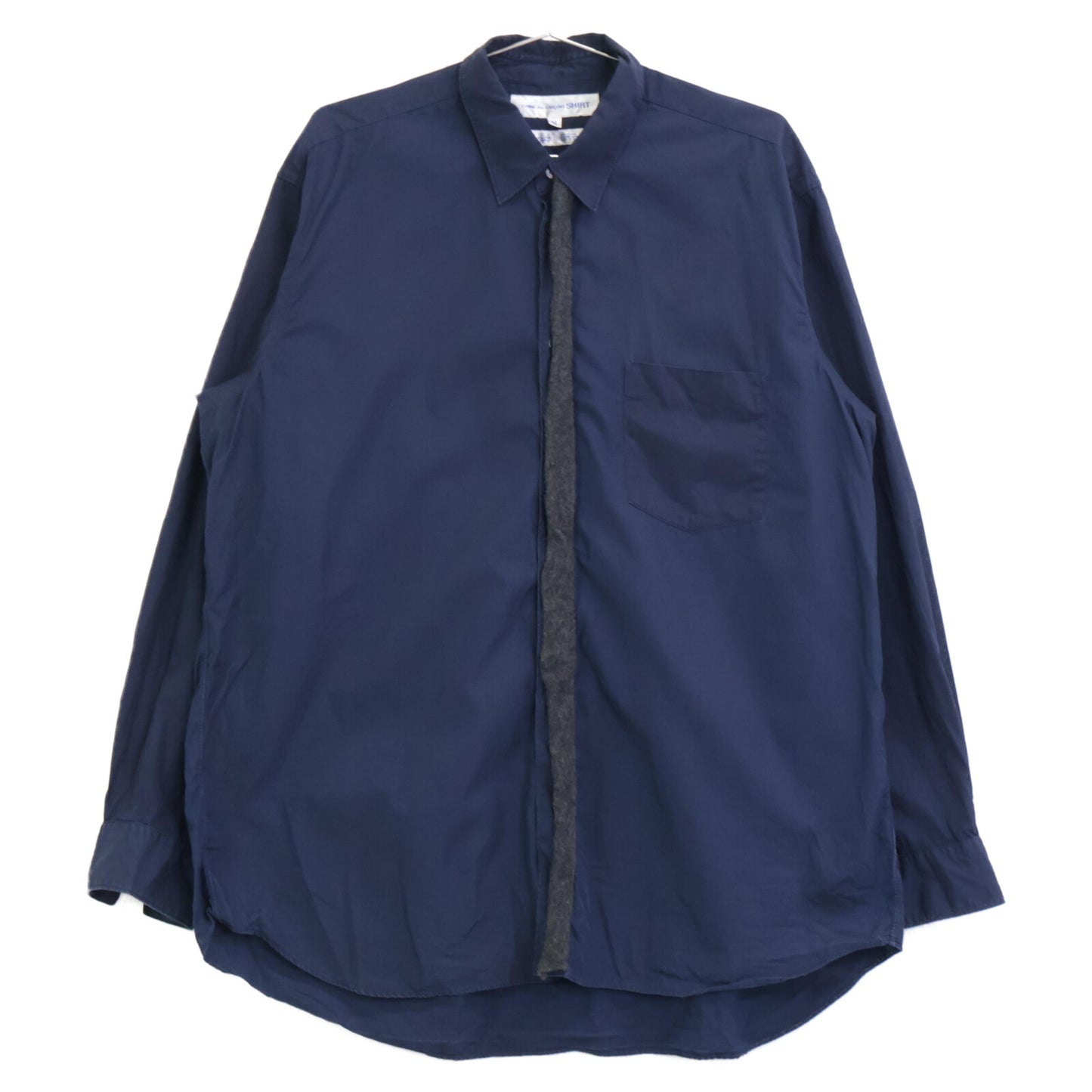 COMME des GARCONS SHIRT コムデギャルソンシャツ 縮絨比翼 長袖シャツ/ トップス M