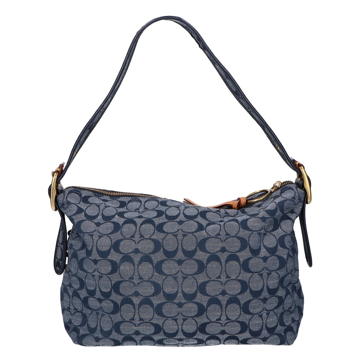 COACH コーチ 【美品】3240 シグネチャーシャンブレー カード ショルダーバッグ