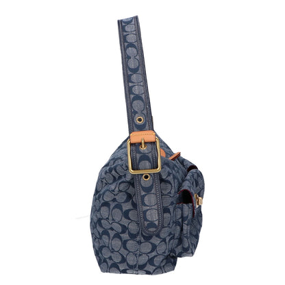 COACH コーチ 【美品】3240 シグネチャーシャンブレー カード ショルダーバッグ