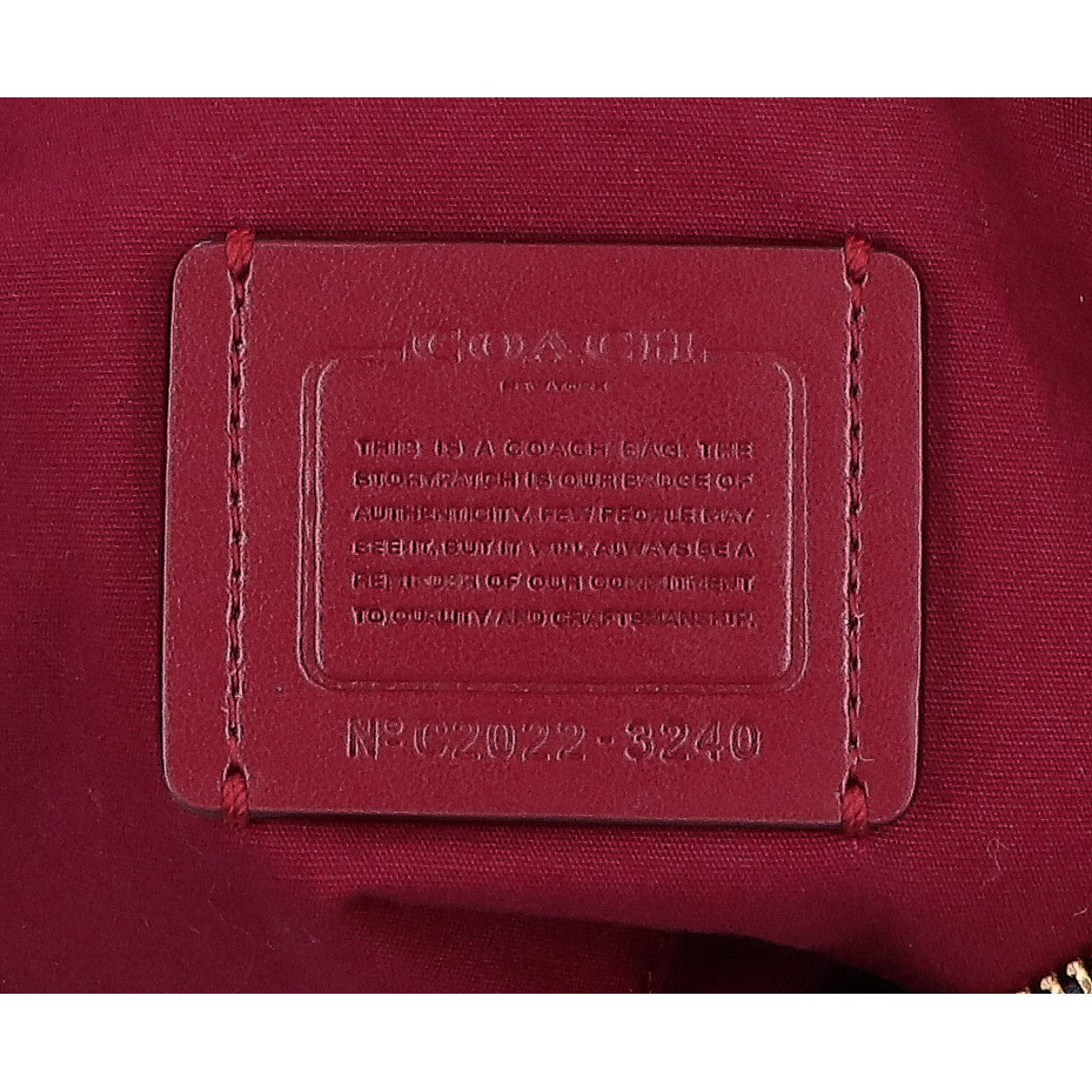 COACH コーチ 【美品】3240 シグネチャーシャンブレー カード ショルダーバッグ