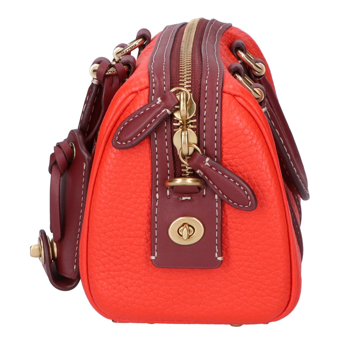 COACH コーチ 【美品】CA116 ルビー サッチェル 18 カラーブロック 2WAY ハンドバッグ