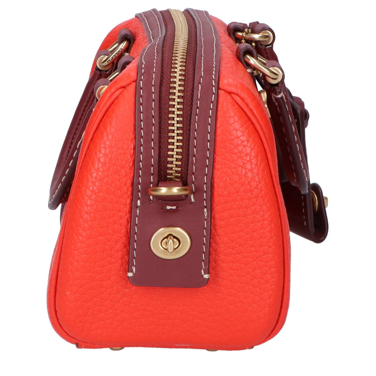 COACH コーチ 【美品】CA116 ルビー サッチェル 18 カラーブロック 2WAY ハンドバッグ