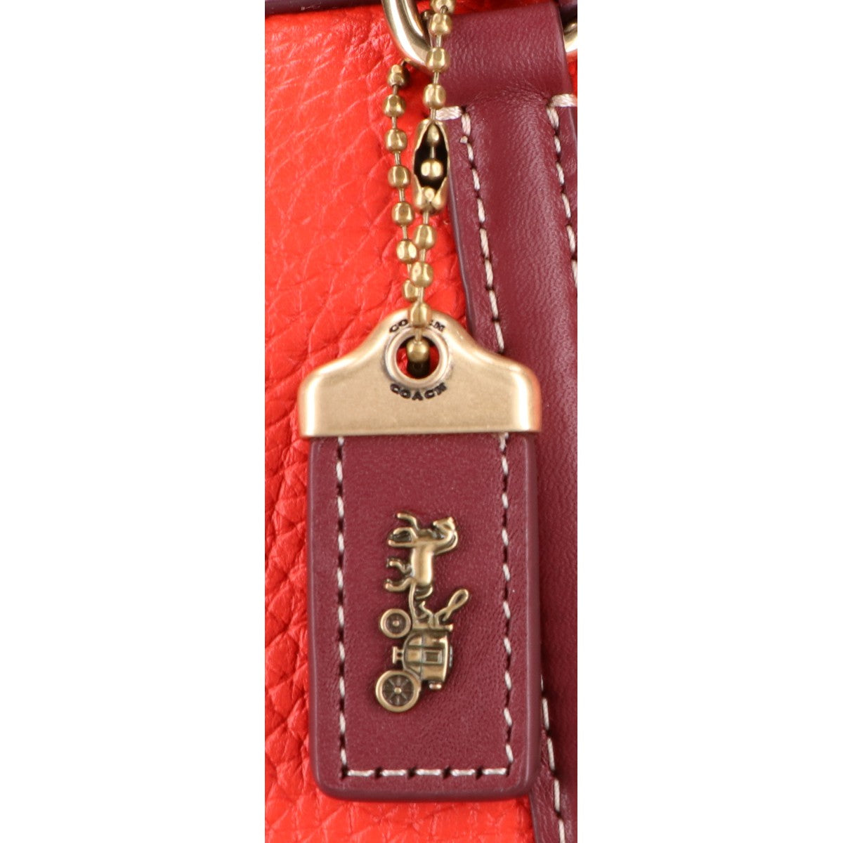 COACH コーチ 【美品】CA116 ルビー サッチェル 18 カラーブロック 2WAY ハンドバッグ