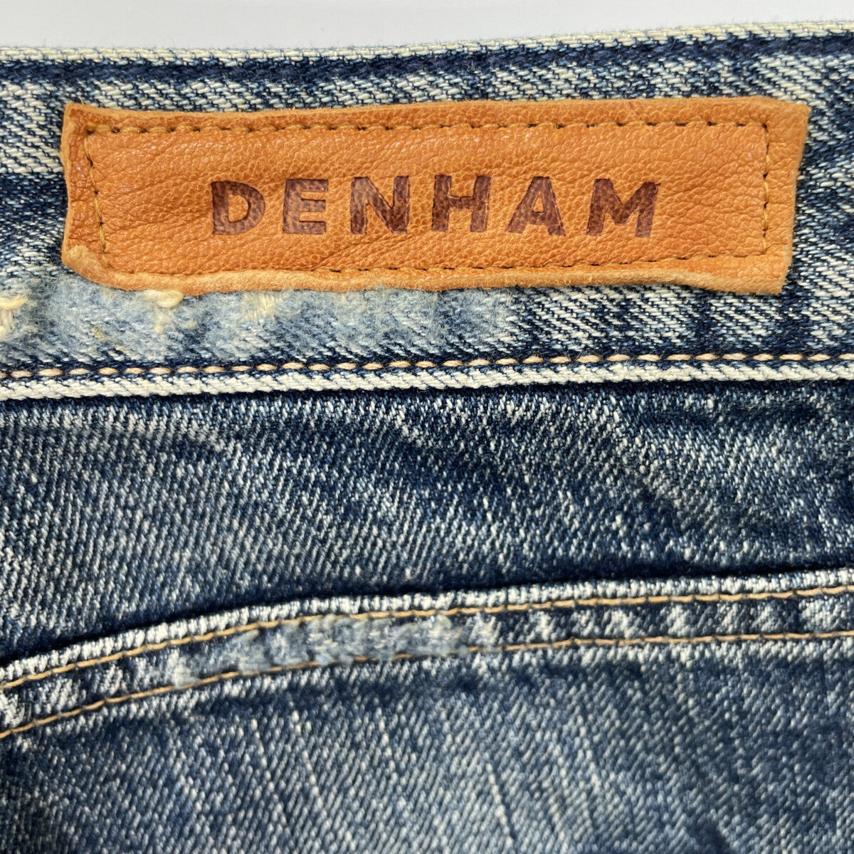 DENHAM デンハム 日本製 13年 ELLE JAL ｲﾝﾃﾞｨｺﾞ ﾄﾞﾛｯﾌﾟ ｽｷﾆｰ ﾃﾞﾆﾑ ボトムス W23L32