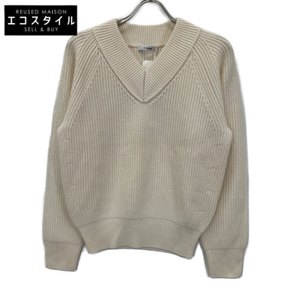 SLOANE スローン 【新品同様】SL4W-084 5Gメリノウール畦編み Vネック 長袖ニットセーター/ トップス 1