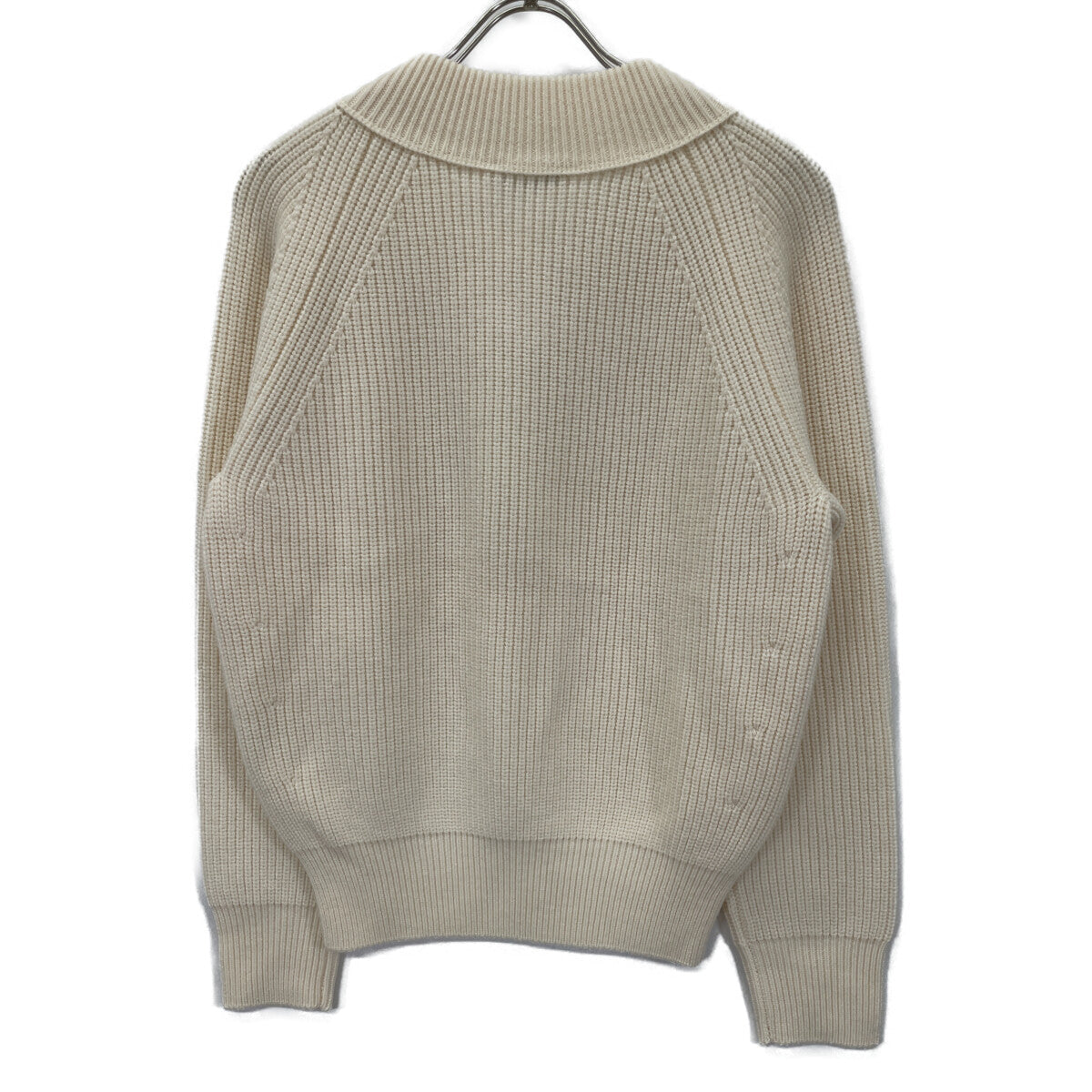 SLOANE スローン 【新品同様】SL4W-084 5Gメリノウール畦編み Vネック 長袖ニットセーター/ トップス 1