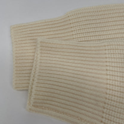 SLOANE スローン 【新品同様】SL4W-084 5Gメリノウール畦編み Vネック 長袖ニットセーター/ トップス 1