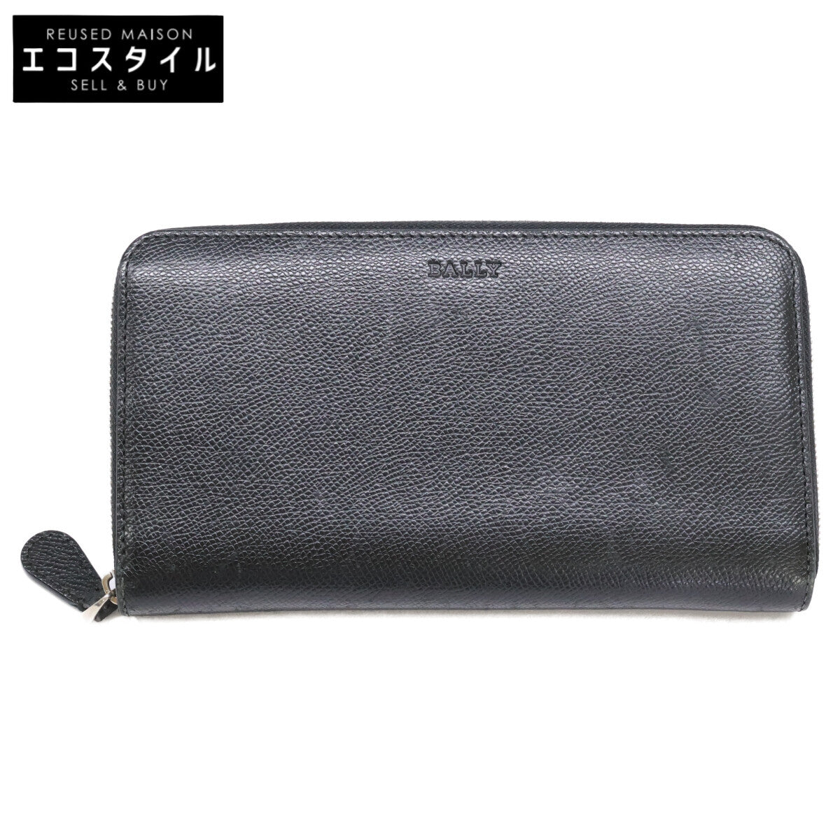BALLY バリー VALEN レザー ラウンドジップ 長財布（小銭入れあり）