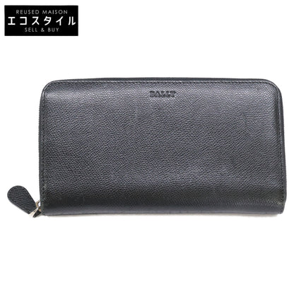 BALLY バリー VALEN レザー ラウンドジップ 長財布（小銭入れあり）
