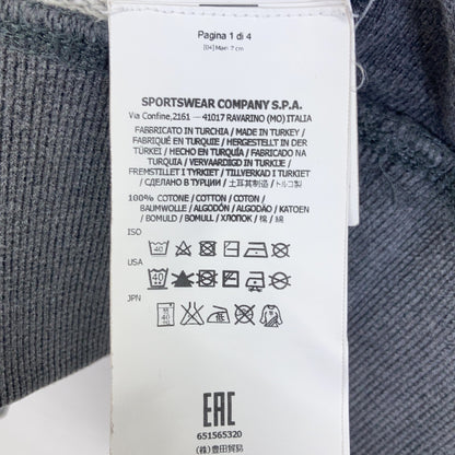 STONE ISLAND ストーンアイランド 651565320 16AW ｸﾞﾚｰ ﾊﾟｯﾁ ｽｳｪｯﾄｼｬﾂ トップス M