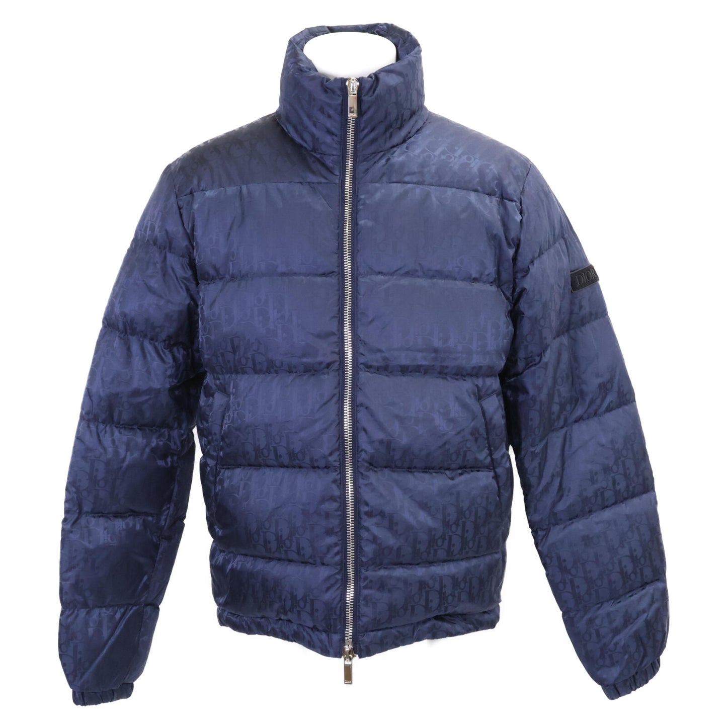 DIOR ディオール 【美品/国内正規】943C449A4462 オブリーク テクニカル ジャカード パファージャケット/ダウン ジャケット 44