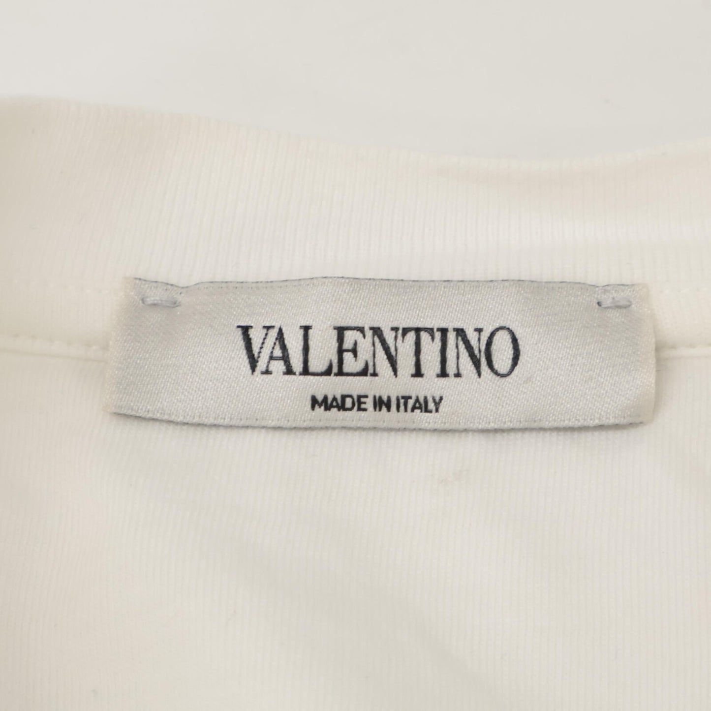 VALENTINO ヴァレンティノ RV3MG10V3LE ﾎﾜｲﾄ ﾛｺﾞ Tｼｬﾂ トップス XS