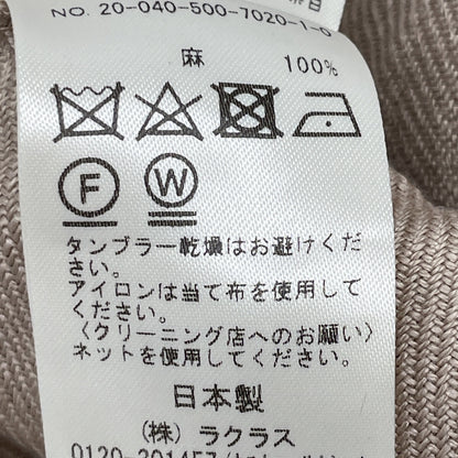 Deuxieme Classe ドゥーズィエムクラス ﾍﾞｰｼﾞｭ ﾘﾈﾝ ﾛﾝｸﾞｽﾘｰﾌﾞ ﾜﾝﾋﾟｰｽ ワンピース 表記なし