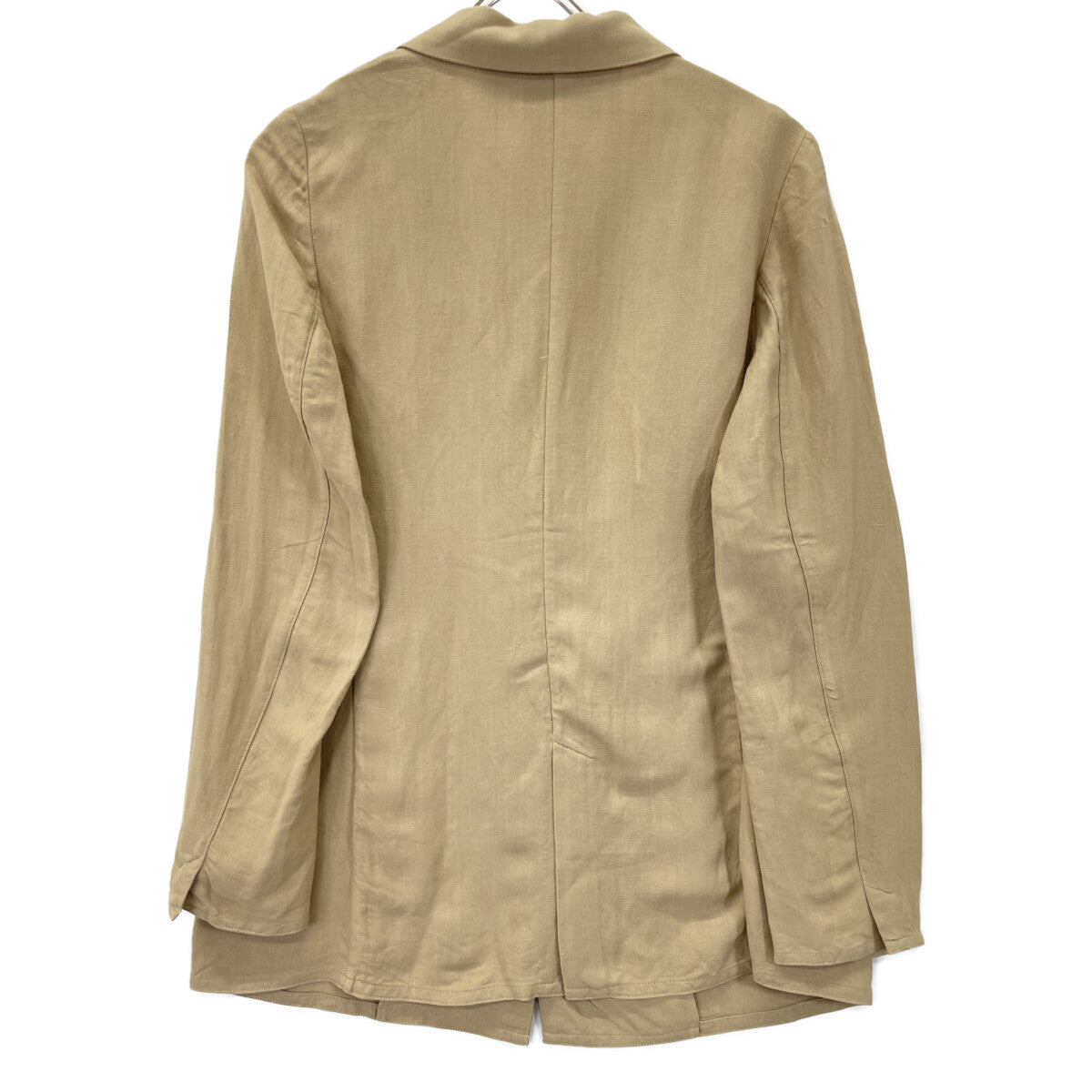 TICCA ティッカ 2211005041202 ﾍﾞｰｼﾞｭ ﾘﾈﾝ混ﾃｰﾗｰﾄﾞｼﾞｬｹｯﾄ ジャケット 2