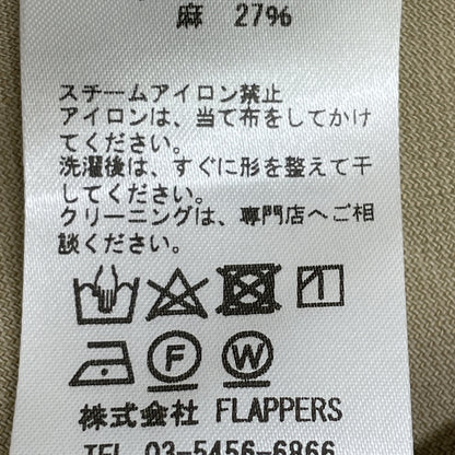 TICCA ティッカ 2211005041202 ﾍﾞｰｼﾞｭ ﾘﾈﾝ混ﾃｰﾗｰﾄﾞｼﾞｬｹｯﾄ ジャケット 2