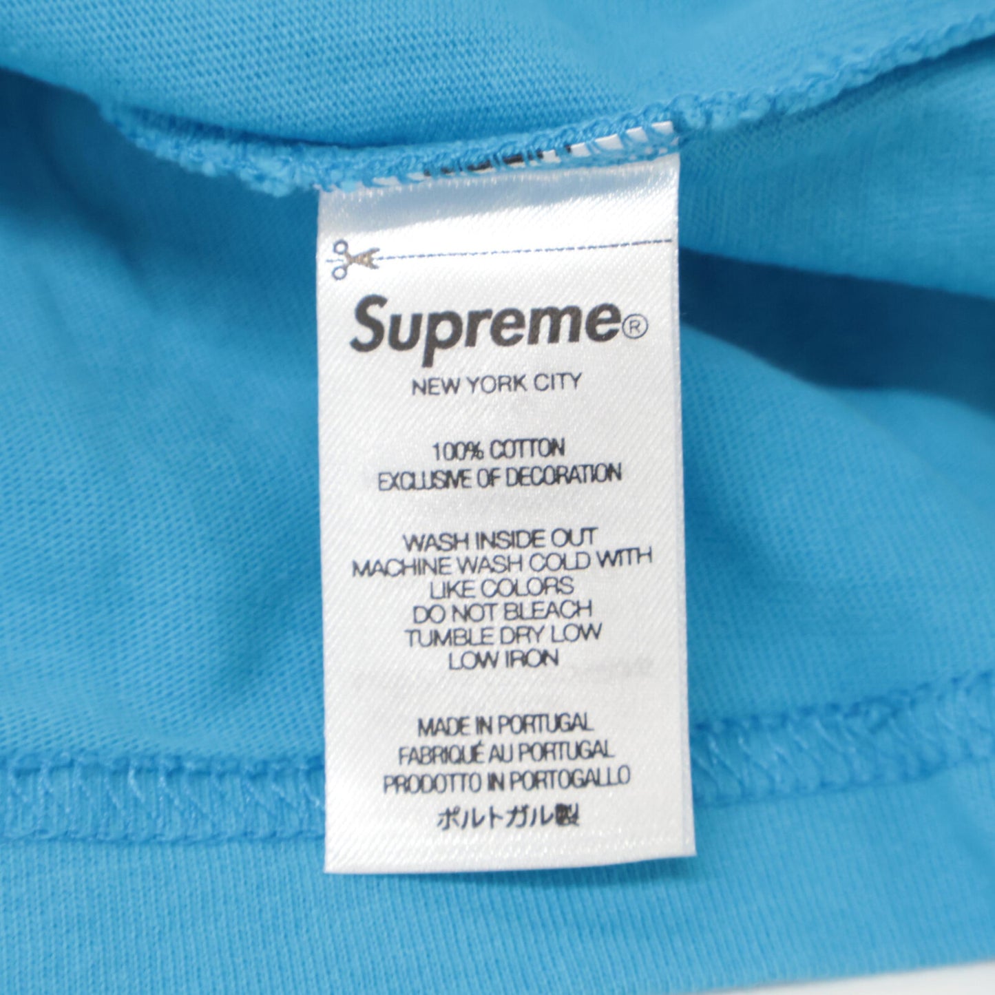 Supreme シュプリーム ﾗｲﾄﾌﾞﾙｰ Small Box Tee トップス L