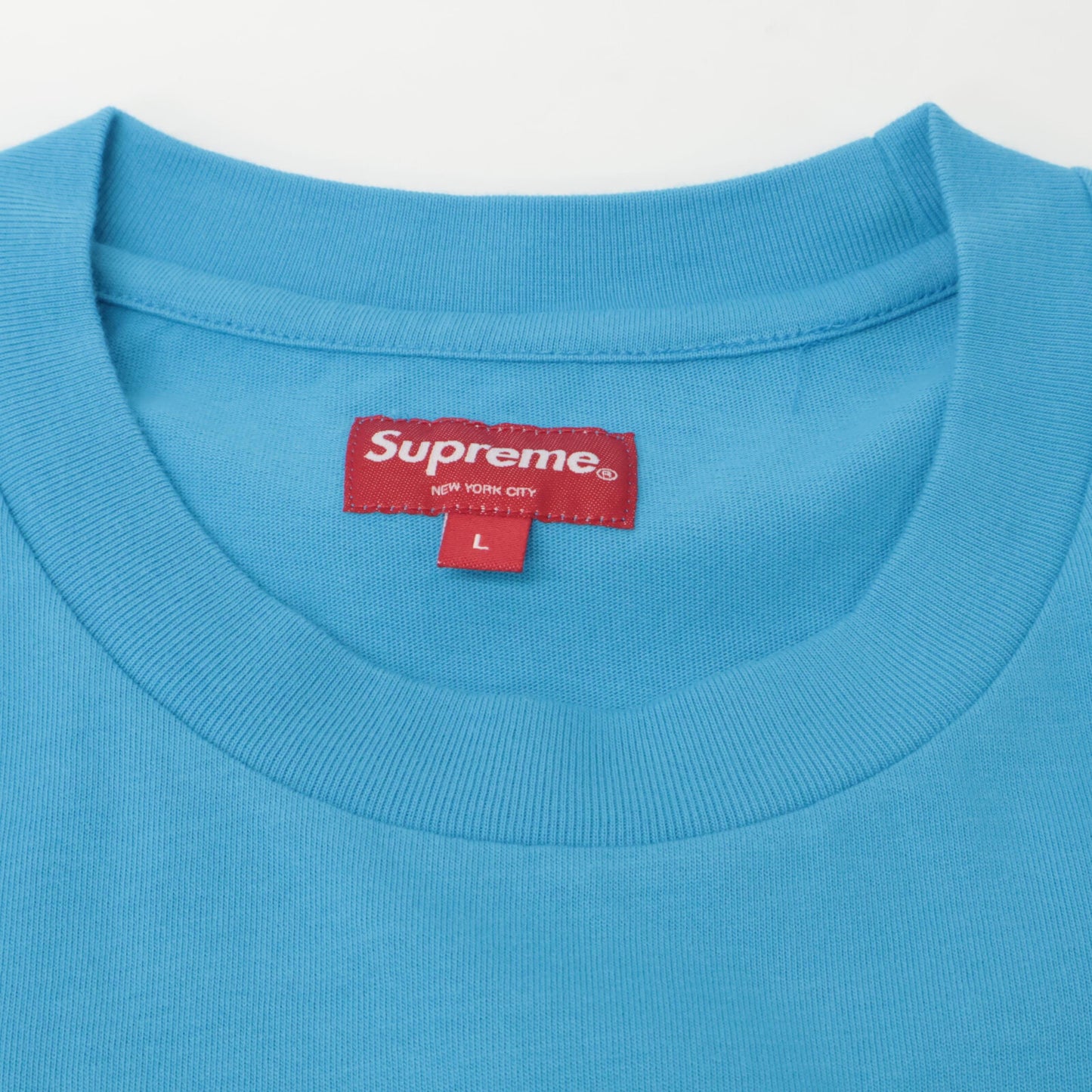Supreme シュプリーム ﾗｲﾄﾌﾞﾙｰ Small Box Tee トップス L