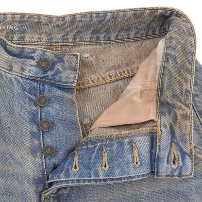 DIESEL ディーゼル 1996 D-Sire 0kiai ワイドジーンズ ボトムス メンズ ライトブルー W25 ボトムス W25