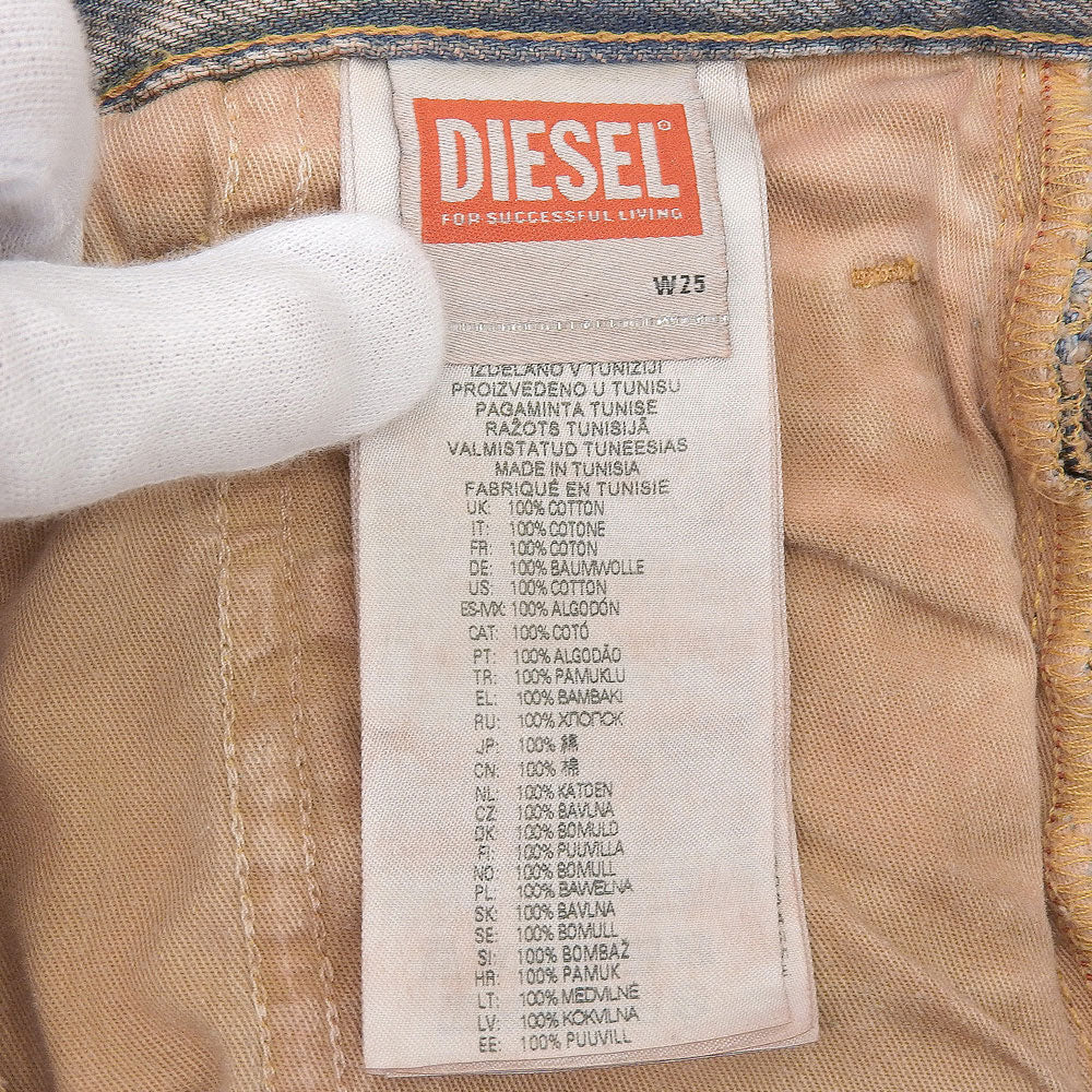 DIESEL ディーゼル 1996 D-Sire 0kiai ワイドジーンズ ボトムス メンズ ライトブルー W25 ボトムス W25