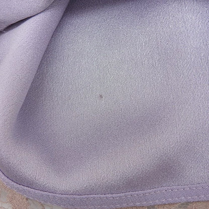 ADELLY アデリ― 美品 トリアセテート シャツスタイル オールインワン レディース ライトパープル ADL10-391 ワンピース ―