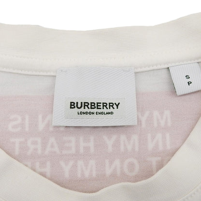 BURBERRY バーバリー 美品 コットン ホースフェリー プリント オーバーサイズ Tシャツ トップス メンズ ホワイト S BU5274EU00301 トップス S