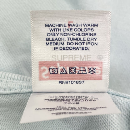 Supreme シュプリーム 23SS ﾗｲﾄﾌﾞﾙｰ Arabic Logo Tee トップス L