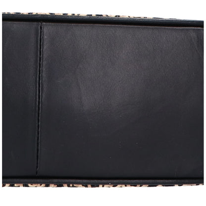 印傳屋 レザー キナート ターンロック フラップ ハンドバッグ