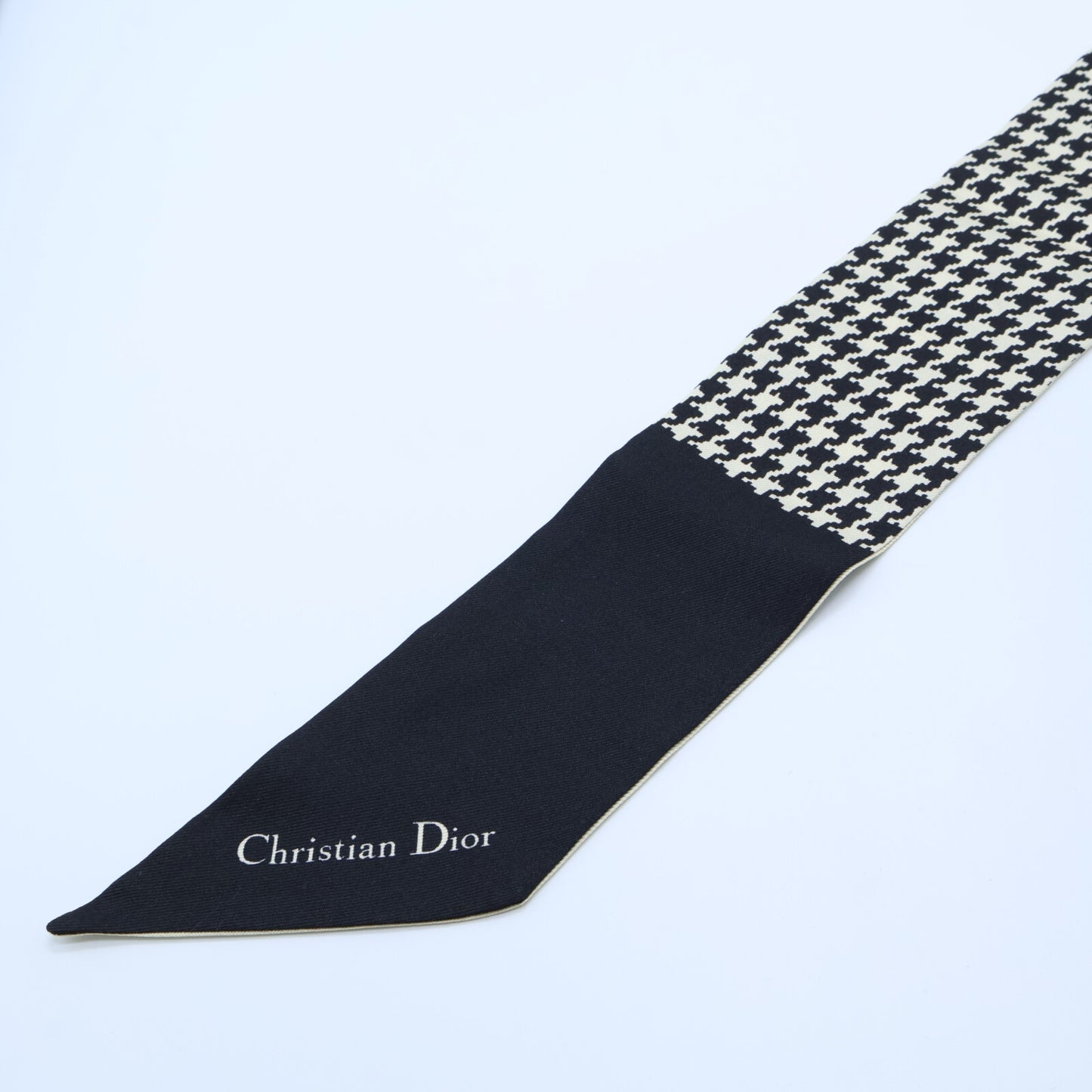 DIOR ディオール 【美品】ロゴ ミッツァ シルク100％ スカーフ