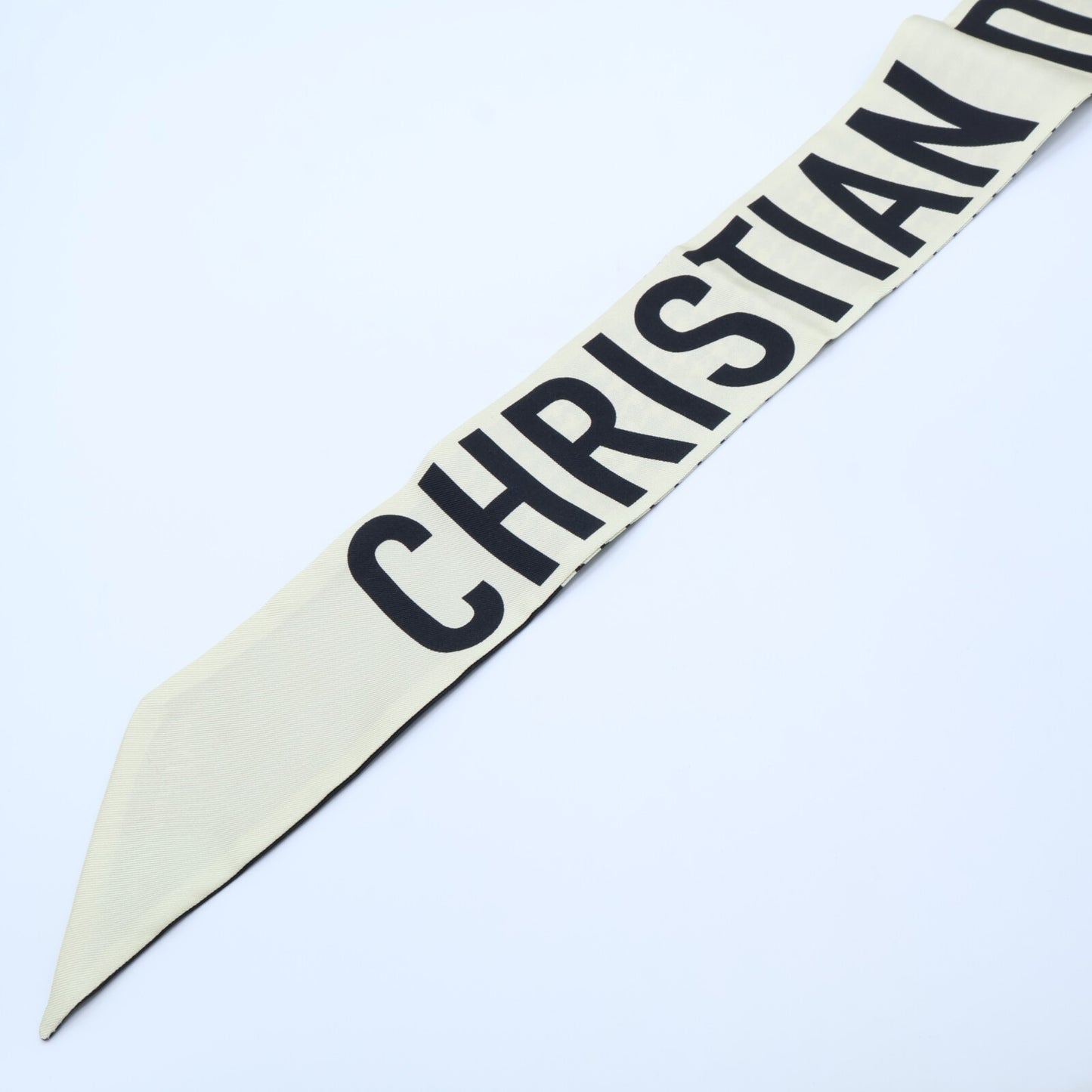 DIOR ディオール 【美品】ロゴ ミッツァ シルク100％ スカーフ