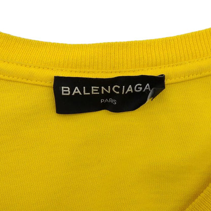 BALENCIAGA バレンシアガ ロゴ Tシャツ トップス メンズ イエロー XS 508167 トップス XS