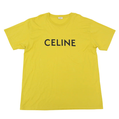 CELINE セリーヌ 美品 ロゴ Tシャツ トップス メンズ マスタード XXL 2X681501F トップス XXL