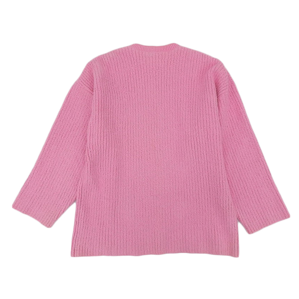 BALENCIAGA バレンシアガ Embroidered Logo Knit トップス メンズ ピンク S 628740 20AW トップス S
