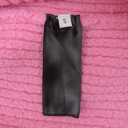 BALENCIAGA バレンシアガ Embroidered Logo Knit トップス メンズ ピンク S 628740 20AW トップス S
