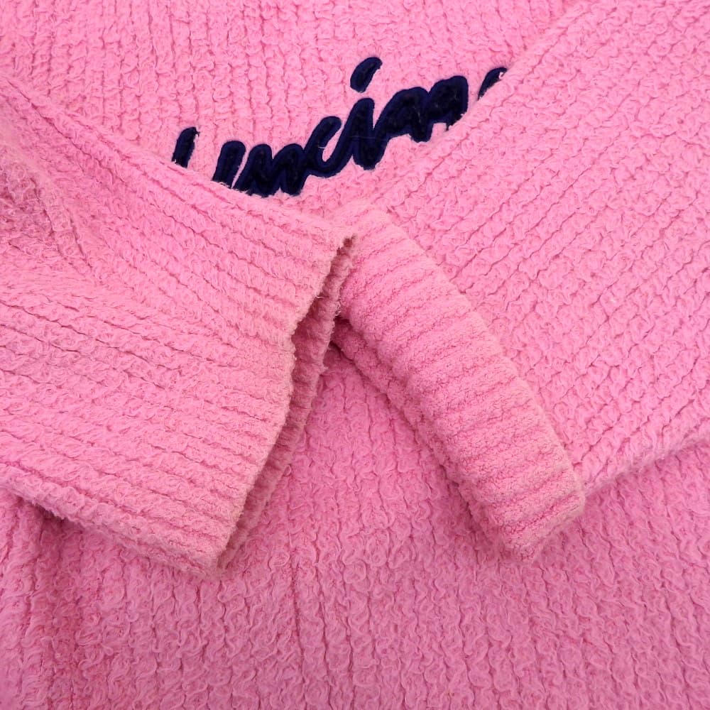 BALENCIAGA バレンシアガ Embroidered Logo Knit トップス メンズ ピンク S 628740 20AW トップス S