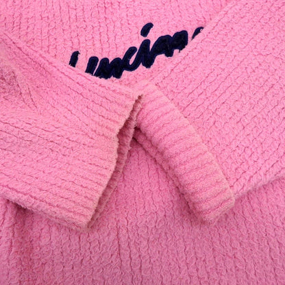 BALENCIAGA バレンシアガ Embroidered Logo Knit トップス メンズ ピンク S 628740 20AW トップス S